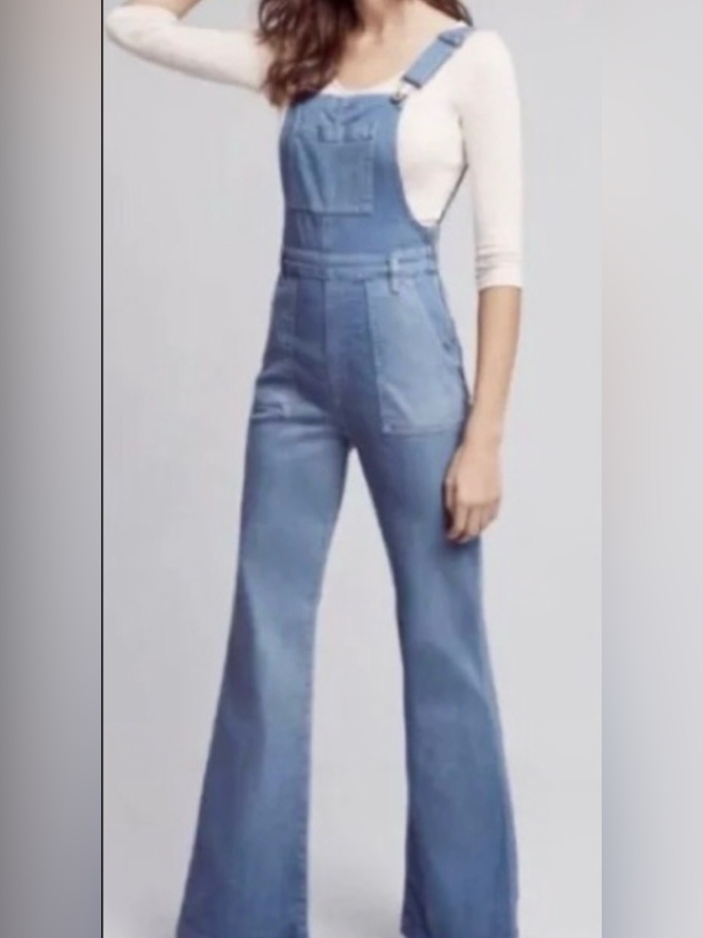 AG Adriano Goldschmied Blue Jeans Overalls